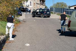 Fonni, rapina alle poste con sparatoria (foto S.Novellu)