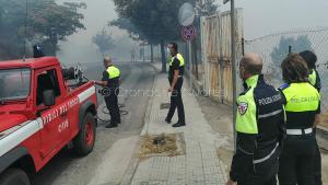 Incendio a Monte Gurtei (foto Cronache Nuoresi)
