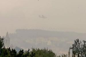 Incendio a Scano Montiferro (foto S.Novellu