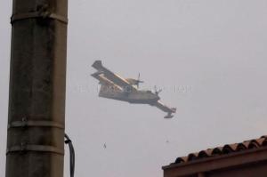 Incendio a Scano Montiferro (foto S.Novellu