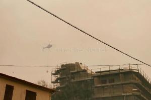 Incendio a Scano Montiferro (foto S.Novellu