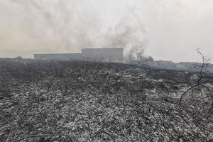 Incendio a Scano Montiferro (foto S.Novellu