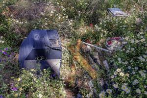 Nuoro, discarica a Janna Bentosa (foto Cronache Nuoresi)