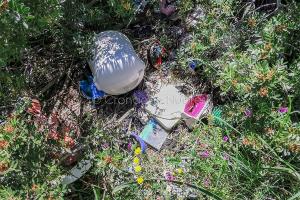 Nuoro, discarica a Janna Bentosa (foto Cronache Nuoresi)
