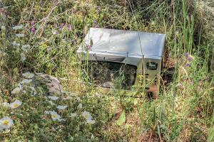 Nuoro, discarica a Janna Bentosa (foto Cronache Nuoresi)
