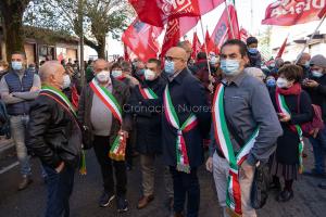 Nuoro, manifestazione in difesa della sanità (foto S. Novellu) 03