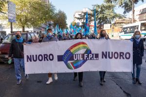 Nuoro, manifestazione in difesa della sanità (foto S. Novellu) 07
