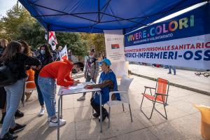 Nuoro, manifestazione per la sanità (foto S.Novellu)