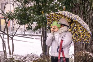 Nuoro sotto la neve (foto S.Novellu)