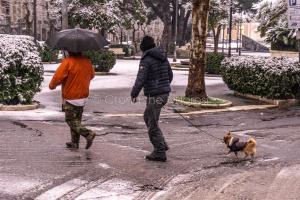 Nuoro sotto la neve (foto S.Novellu)