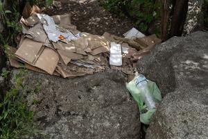 Nuoro. Bivacco per migranti al Sacro Cuore (© foto S.Novellu)