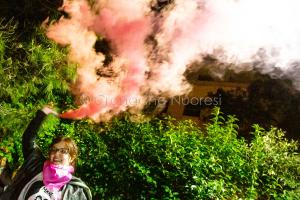 Nuoro. Manifestazione di rabbia contro l'uccisione di Romina Meloni (foto S.Novellu)