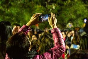 Nuoro. Manifestazione di rabbia contro l'uccisione di Romina Meloni (foto S.Novellu)