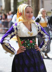 Redentore 2018, sfilata degli abiti tradizionali (foto A.Lauria - © Cronache Nuoresi)