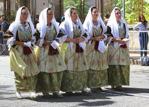 Redentore 2018, sfilata degli abiti tradizionali (foto A.Lauria - © Cronache Nuoresi)
