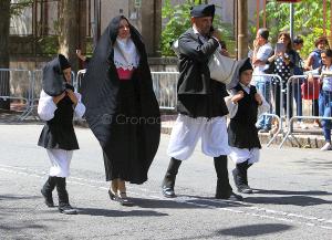 Redentore 2018, sfilata degli abiti tradizionali (foto A.Lauria - © Cronache Nuoresi)