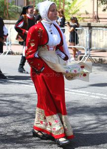 Redentore 2018, sfilata degli abiti tradizionali (foto A.Lauria - © Cronache Nuoresi)