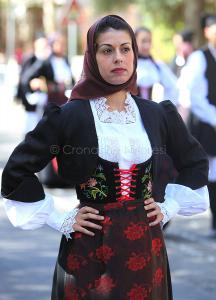 Redentore 2018, sfilata degli abiti tradizionali (foto A.Lauria - © Cronache Nuoresi)