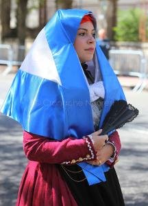 Redentore 2018, sfilata degli abiti tradizionali (foto A.Lauria - © Cronache Nuoresi)