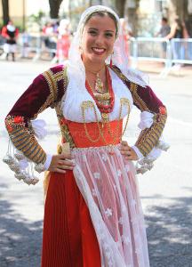 Redentore 2018, sfilata degli abiti tradizionali (foto A.Lauria - © Cronache Nuoresi)