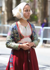 Redentore 2018, sfilata degli abiti tradizionali (foto A.Lauria - © Cronache Nuoresi)