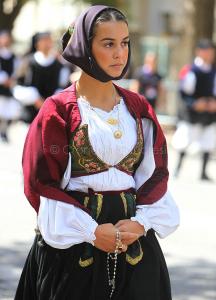 Redentore 2018, sfilata degli abiti tradizionali (foto A.Lauria - © Cronache Nuoresi)