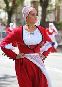 Redentore 2018, sfilata degli abiti tradizionali (foto A.Lauria - © Cronache Nuoresi)