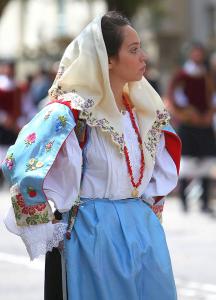 Redentore 2018, sfilata degli abiti tradizionali (foto A.Lauria - © Cronache Nuoresi)