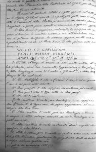 Ricognizione Reliquie Grazie Vecchie