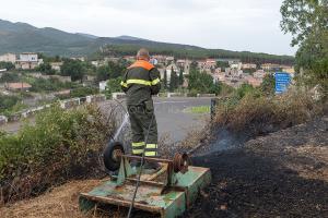 Scano Montiferro, i danni dell'incendio (© foto S.Novellu)