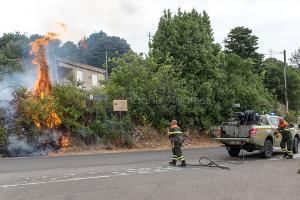 Scano Montiferro, i danni dell'incendio (© foto S.Novellu)