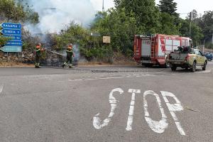 Scano Montiferro, i danni dell'incendio (© foto S.Novellu)