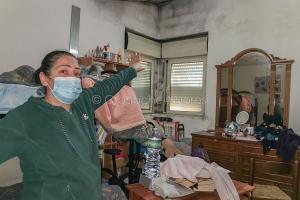 Uno degli ambienti della casa (foto S.Meloni)