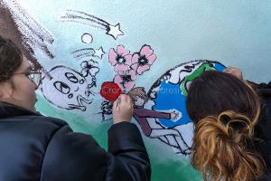 Arte e inclusivita', un murale a Nuoro (foto S.Novellu)  15