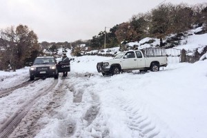 Carabinieri sulla SS 389-Orani-Monte Gonare