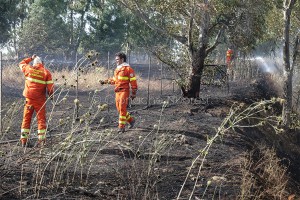 Incendio a Nuoro 