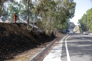 Incendio a Nuoro 