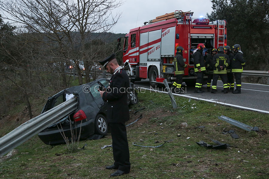 La scena dell'incidente mortale 