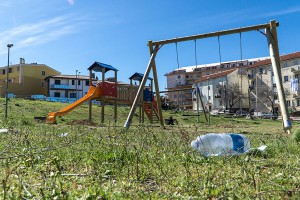 Nuoro, rifiuti al Parco di Tanca Manna (foto S.Novellu)