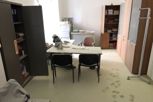 Raid vandalico al Comune di Oliena