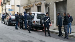 La scena omicidio del  gioielliere