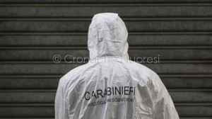La scena omicidio del  gioielliere